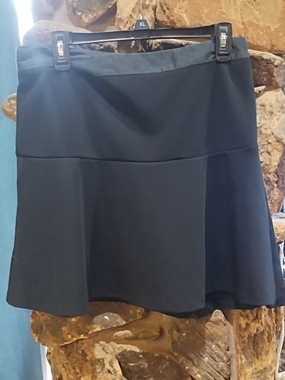 Ann Taylor Black  Flared Skirt